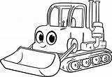 Coloring Pages Backhoe Excavator Color Popular sketch template