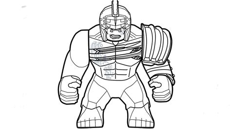 lego hulk  gladiator coloring page  printable coloring pages