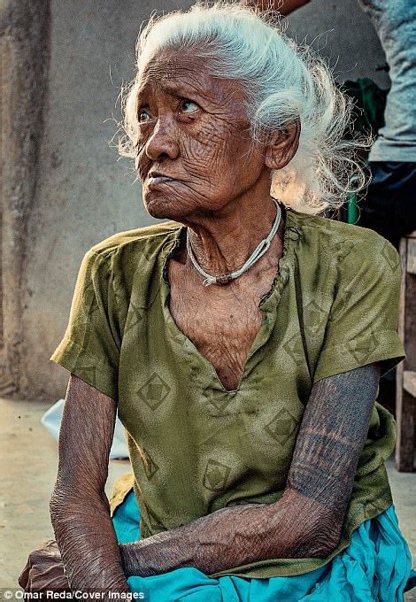 tharu women tattooed themselves to avoid sex slave life daily mail online