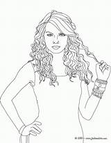 Coloring Pages Swift Taylor Print Printable Gomez Selena Celebrities Popular Coloringhome Story Comments sketch template