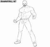 Draw Luke Cage Drawingforall sketch template