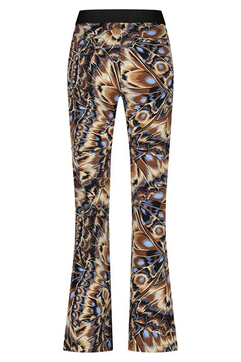 telice flared    lady day broek vintage butterfly