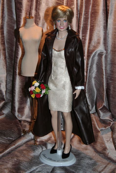 princess diana ~real leather coat~ outfit ooak pwan pretty world by
