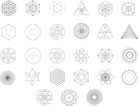 sacred geometry  vector dezininfo