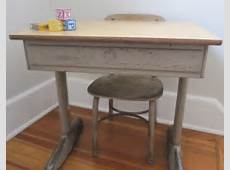 vintage School Desk Metal American Seating by oldgoatandhorse