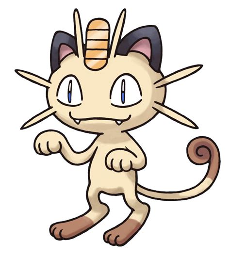 meowth characters art pokemon mystery dungeon blue rescue team