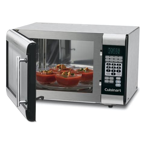 Cuisinart Cmw 100 1 Cubic Foot Stainless Steel Microwave Oven