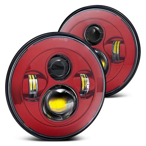 chevy monte carlo   lumen   red projector led headlights ebay