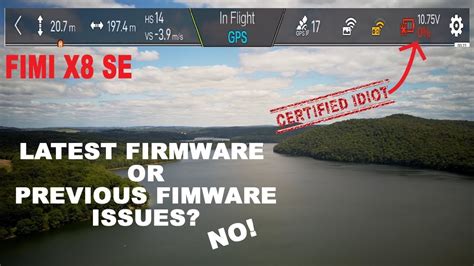 fimi  se previous   firmware flight test youtube
