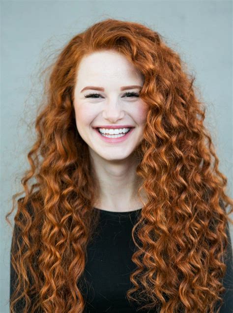 curly red hair  blue eyes riverdales madelaine petsch rocks