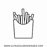 Fritas Papas Batatas Unicornio Vhv Ultracoloringpages sketch template