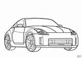 Nissan 350z Coloring Pages Gtr Car Drawing Cars Printable Remote Nissangtr Control Color Print Gt Race Sports Version Click Supercoloring sketch template