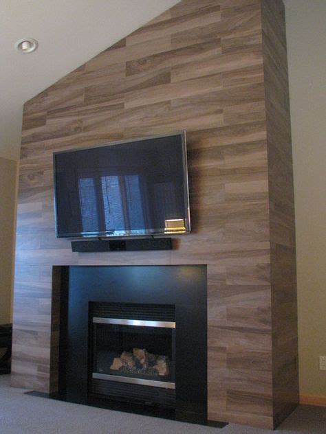 ceramic wood grain tiles  fireplace surround faux wood tiles fireplace tile surround