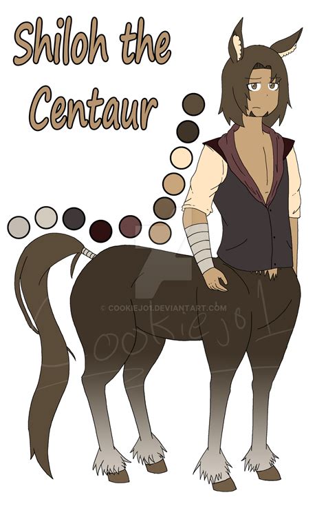 Monster Oc Shiloh The Centaur Reference Sheet By Cookiejo1 On Deviantart