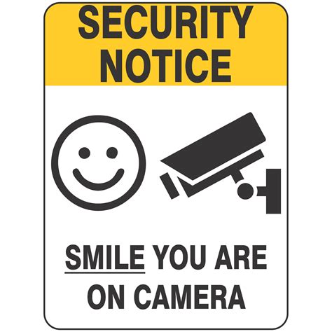 cctv smile    camera buy  discount safety signs australia