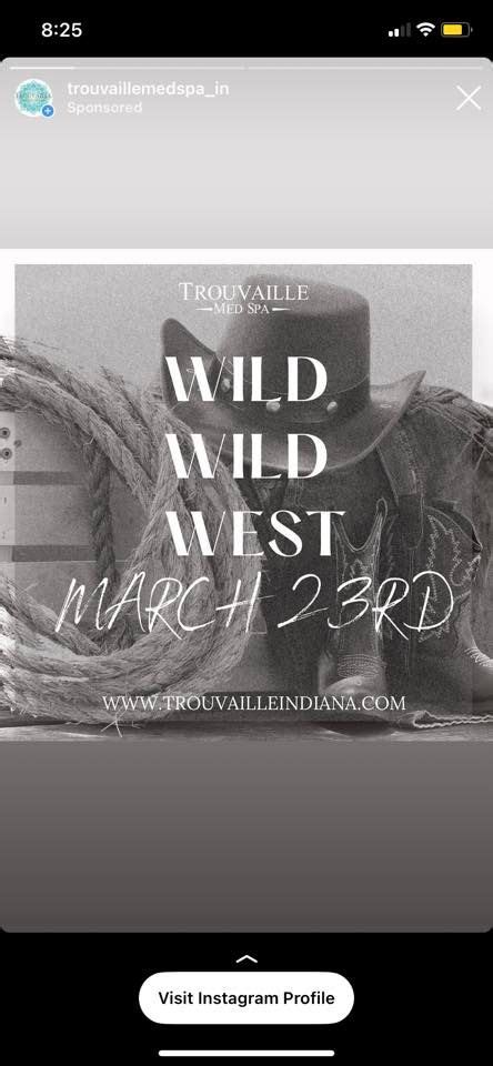 wild wild west trouvaille med spa  crown point  march