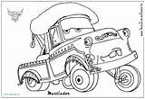 Mater Lightning Tow Fantastic Primanyc Saetta Autos Cars2 sketch template