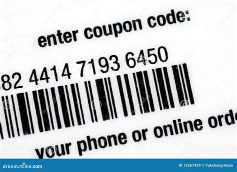 coupon code     store purchase stock image image  debit clipping
