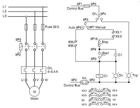 wiring diagram thermal overload relay