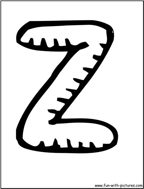 letters  coloring page