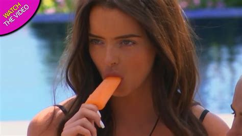 love island fans stunned as maura sucks ice lolly while