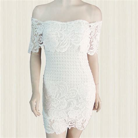 elegant perspective floral white lace dress fashion dresses