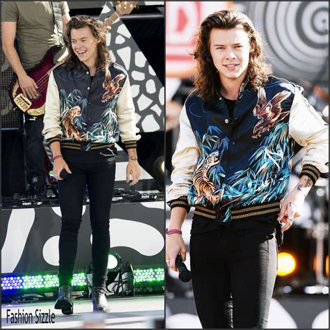 Harry Styles In Saint Laurent Out In New York Fashionsizzle