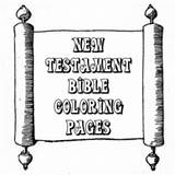 Bible Testament Sunday sketch template