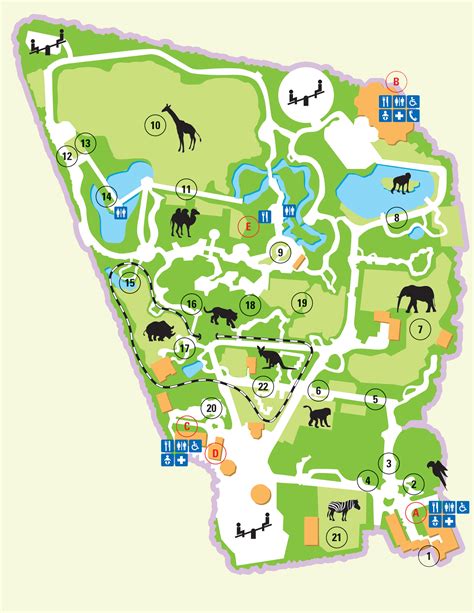 plattegrond dierenpark amersfoort