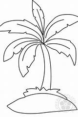 Palm Tree Coloring Printable Pages Templates Pdf sketch template