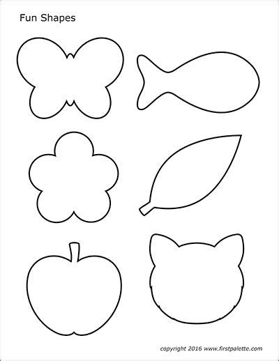 basic shapes  printable templates coloring pages firstpalette