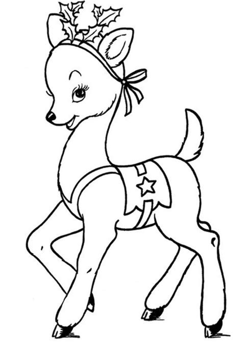 printable reindeer coloring pages tulamama