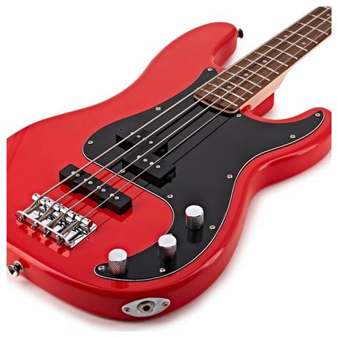 squier affinity precision pj bass race red  gearmusic