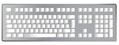 blank computer keyboard stock illustration illustration  isolated