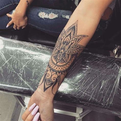 Image Result For Wrap Around Forearm Half Sleeve Female Tattoos Henna
