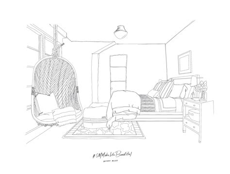 modern interior design coloring pages youll  find   adorably