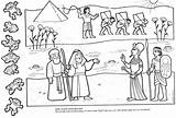 Moses Historia Egipto Calf Israelites Plagas Pharaoh Biblia Slaves Artesanías Pesaj Infantil Mose Hebrew 선택 보드 Moise sketch template
