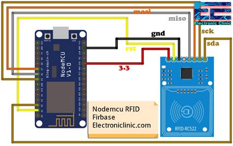 nodemcu rfid firebase circuit diagram  programming