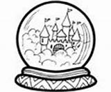 Crystal Ball Castle Search Pages Coloring sketch template