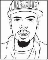 Rapper Coloring Tupac Rappers Drake Migos U2013 Sketch Getcolorings sketch template