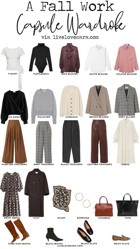 how to build a fall work capsule wardrobe fashion