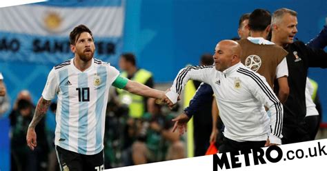 argentina boss asks lionel messi for permission to make substitution