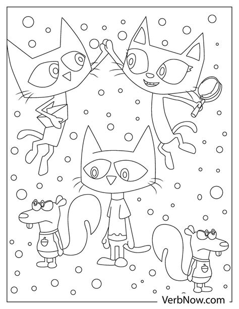 pete  cat coloring pages book   printable