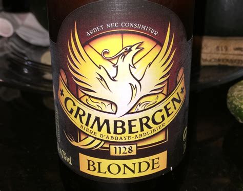 grimbergen blonde beer
