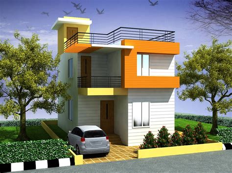 awesome small duplex house designs  design jhmrad
