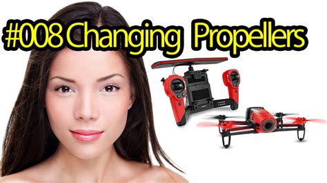 tutorial  changing  propellers  parrot bebop drone quadcopterhd camera  aerial