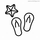 Starfish Flip Flop Coloring Pages Xcolorings 1000px 44k Resolution Info Type  Size sketch template