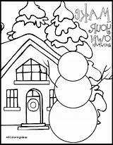 Coloring Printable Pages Winter Wonderland Color Getcolorings Print Sheets sketch template