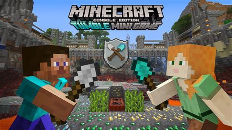 minecraft wii  edition adds   mini game tumble