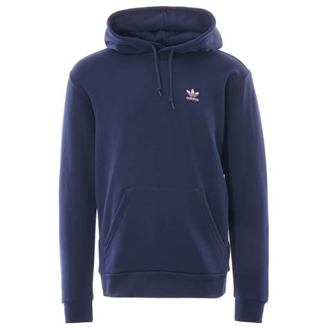 adidas originals trefoil essentials hoodie navy gd ess